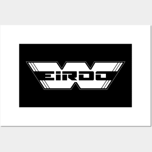 WEIRDO - Logo - White with black lettering Posters and Art